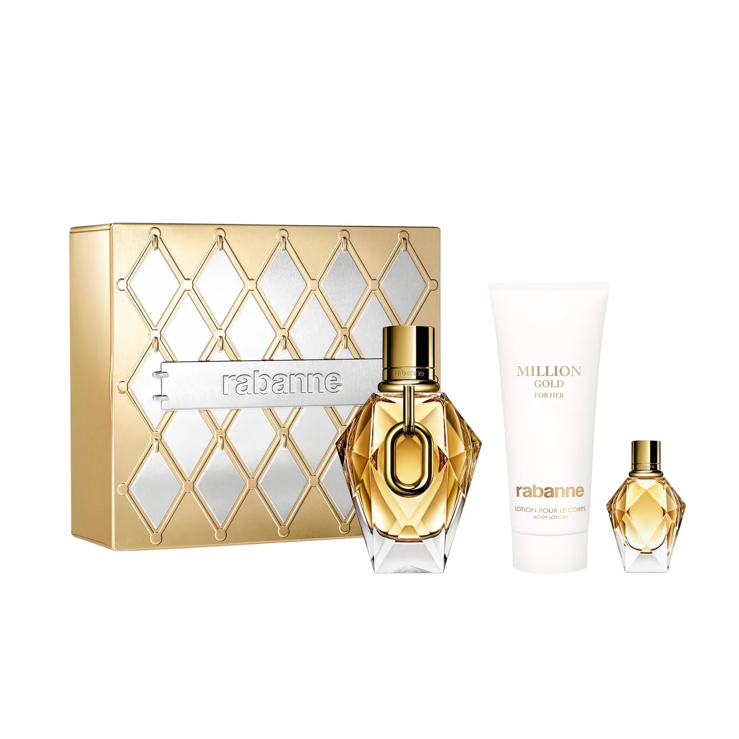 SET PACCO RABANNE MILLION GOLD FOR HER